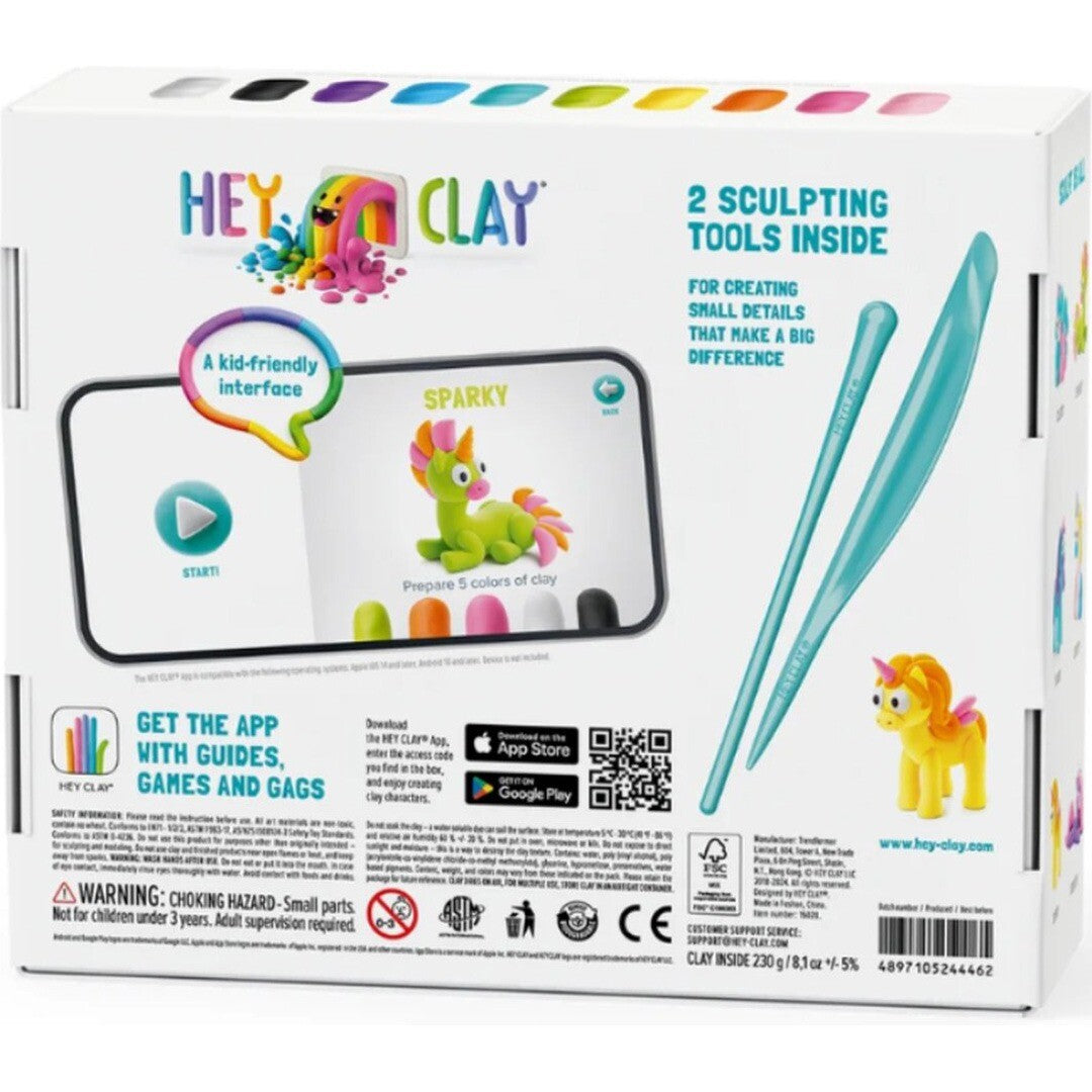 hey clay boetseerklei rainbow unicorns | 15028 | 3