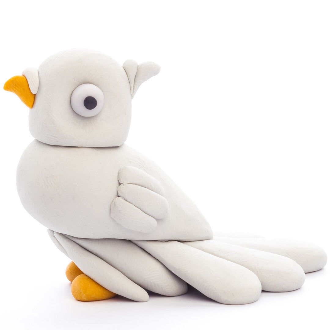 hey clay boetseerklei vogels - fazant, papegaai en duif | 60025 | 3