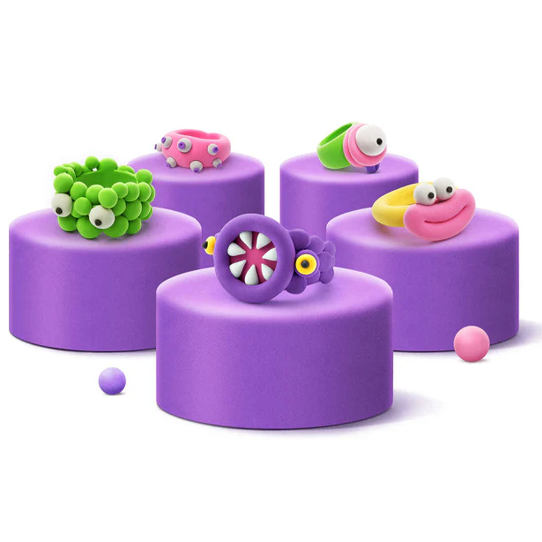 hey clay boetseerklei bijou - alien rings | 31003 | 4