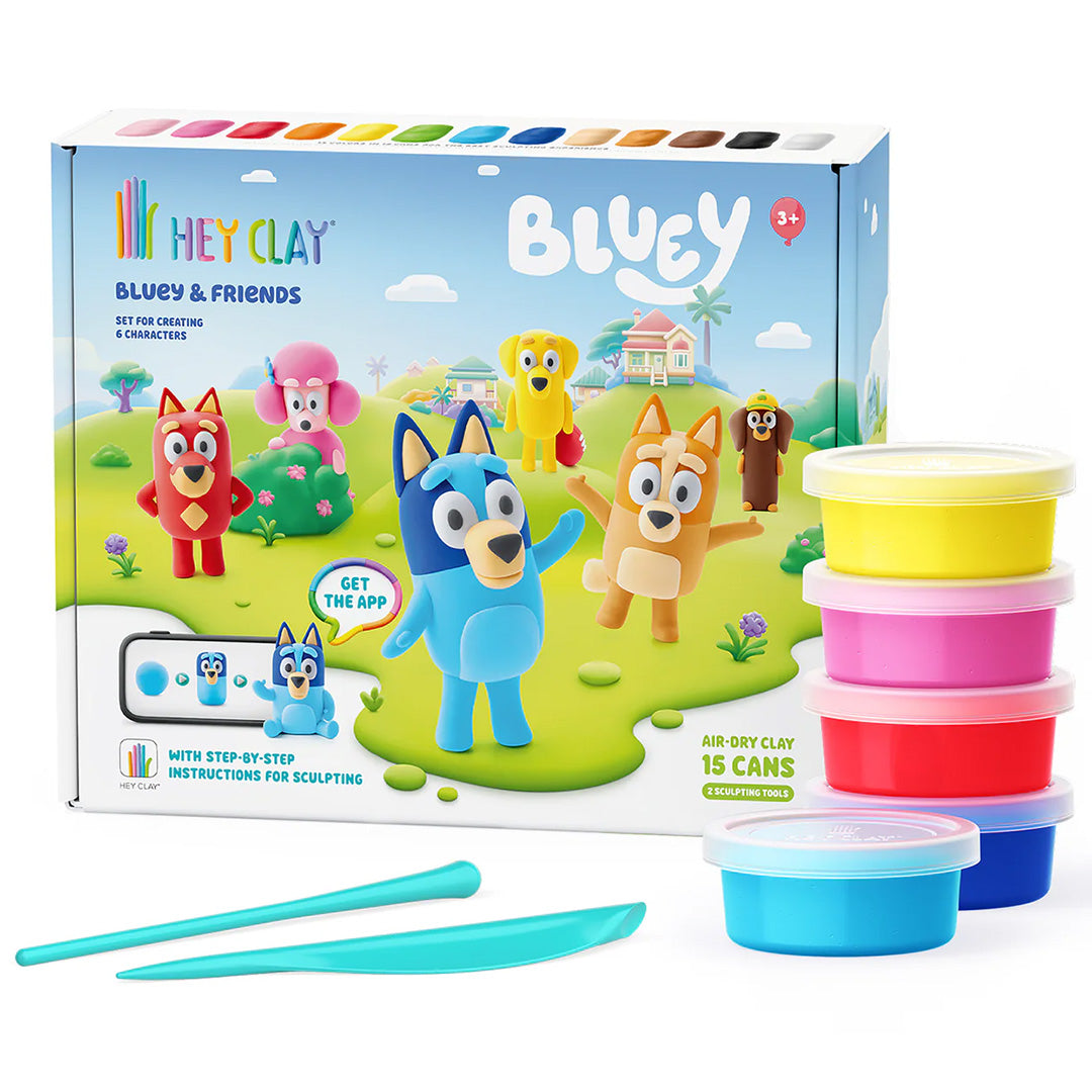 hey clay boetseerklei bluey & friends limited edition | HEYCLAY15031 | 4