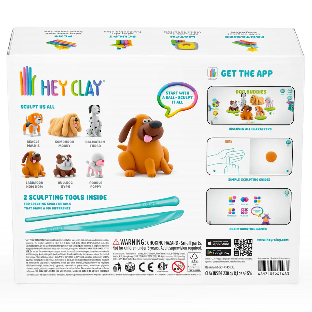 hey clay boetseerklei dog buddies | HEYCLAY15030 | 2