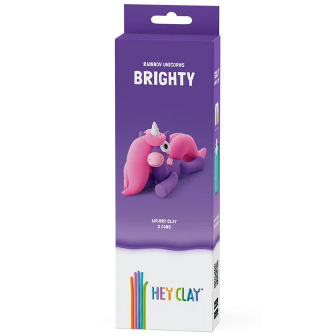hey clay boetseerklei rainbow unicorn - brighty - 3st | 30137 | 2