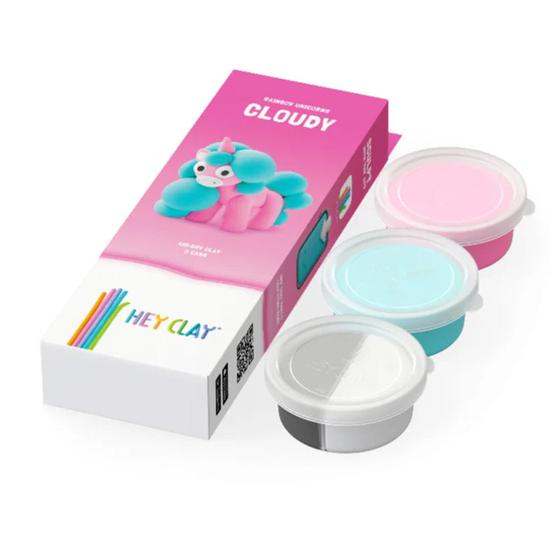 hey clay boetseerklei rainbow unicorn - cloudy - 3st | 30138 | 1