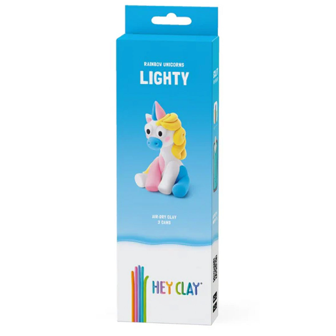 hey clay boetseerklei rainbow unicorn - lighty - 3st | 30136 | 2