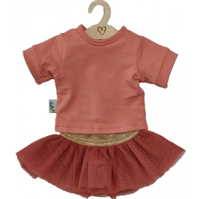hollie poppenkleding tule rok en shirt - candy terra - 34 cm | HO3032 | 0