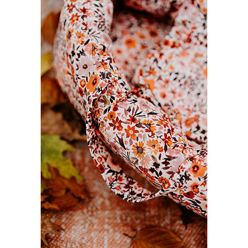 hollie poppenreiswieg retro flowers - 42 cm | HO1012 | 2