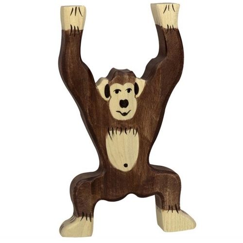 holztiger chimpansee 13 cm  | 80169 | 0