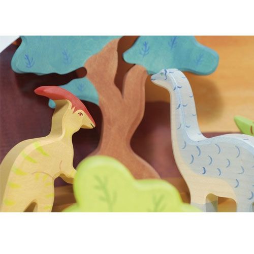 holztiger dino brontosaurus 20 cm | 80332 | 1