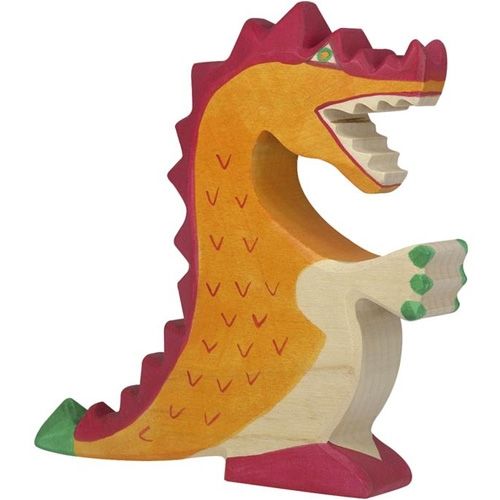 holztiger draak rood 17 cm  | 80280 | 0