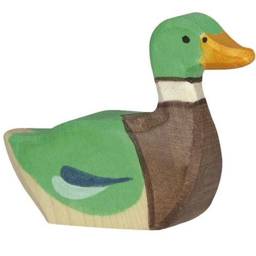 holztiger eend mannetje zwemmend 5 cm | 80022 | 0