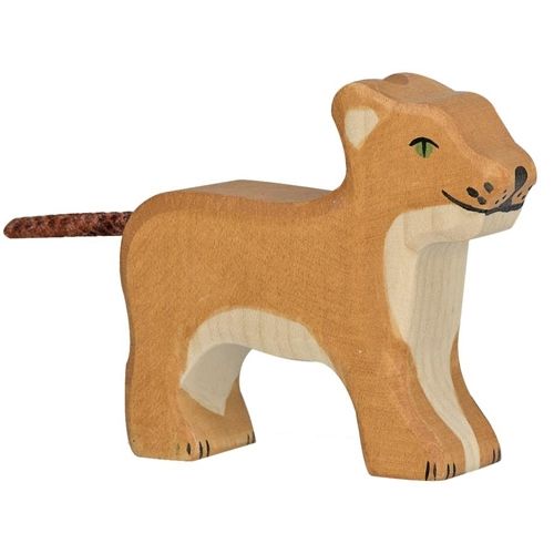 holztiger leeuw 7 cm  | 80141 PR | 0