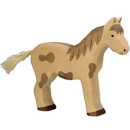 holztiger paard gevlekt 16 cm | 80037 | 0