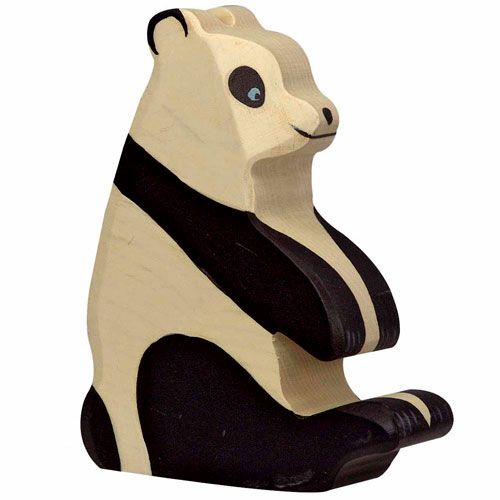 holztiger pandabeer 13 cm  | 80191 | 0