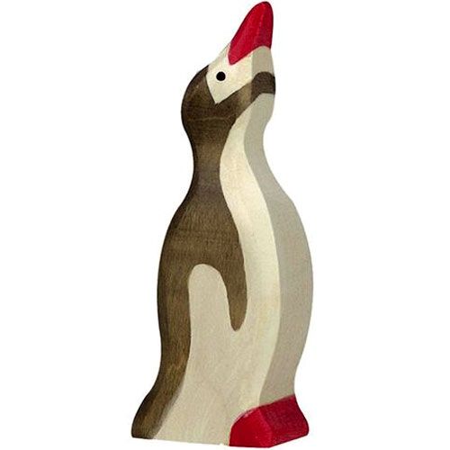 holztiger pinguïn 7 cm  | 80212 | 0