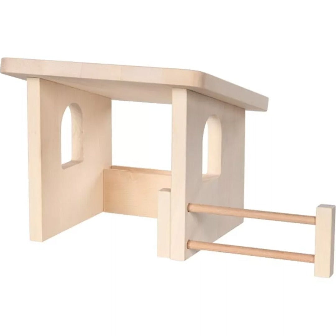 holztiger stal met schuifbare staldeur | 80616 | 0