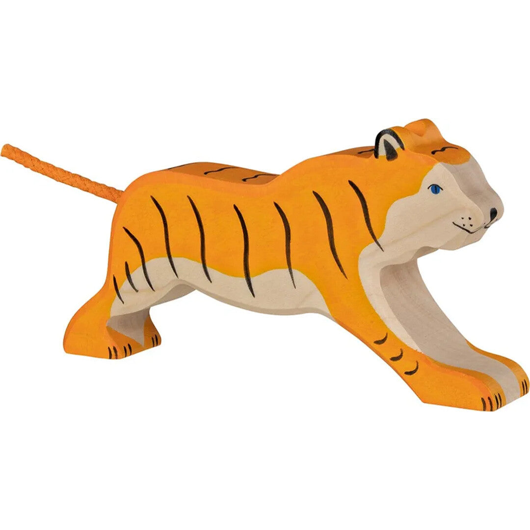 holztiger tijger rennend - 17 cm | 80135 | 0