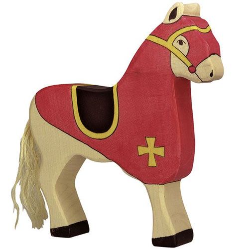 holztiger toernooipaard rood 17 cm | 8680248 | 0