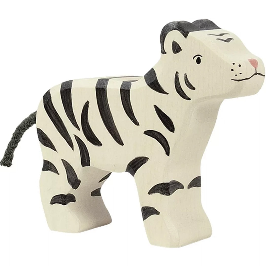holztiger witte tijger - 9 cm | 80565 | 0