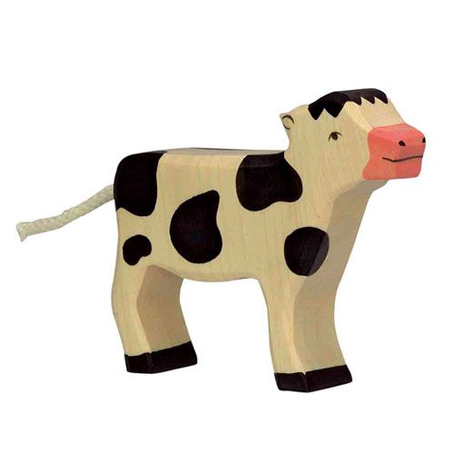 holztiger zwartgevlekt kalf 11 cm  | 80005 | 0