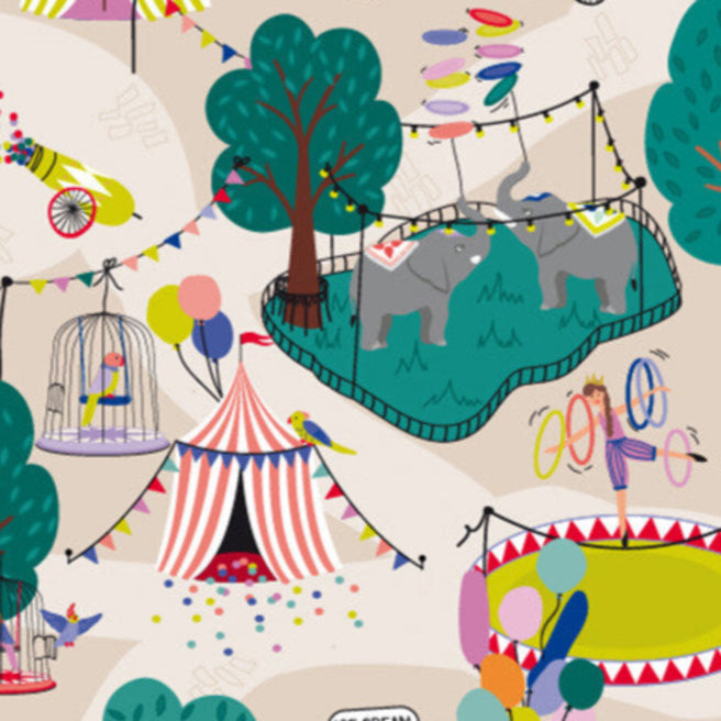 house of products inpakpapier circus - red - 3 m | P51.155.070 | 2