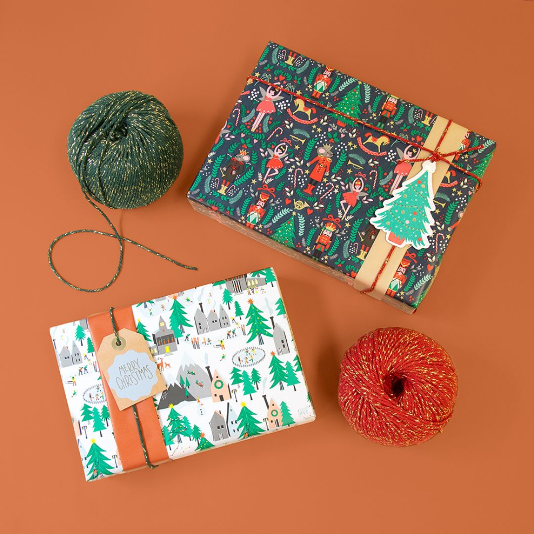 house of products inpakpapier kerstmis de notenkraker - nude - 3 m   | P34.205.070 | 2