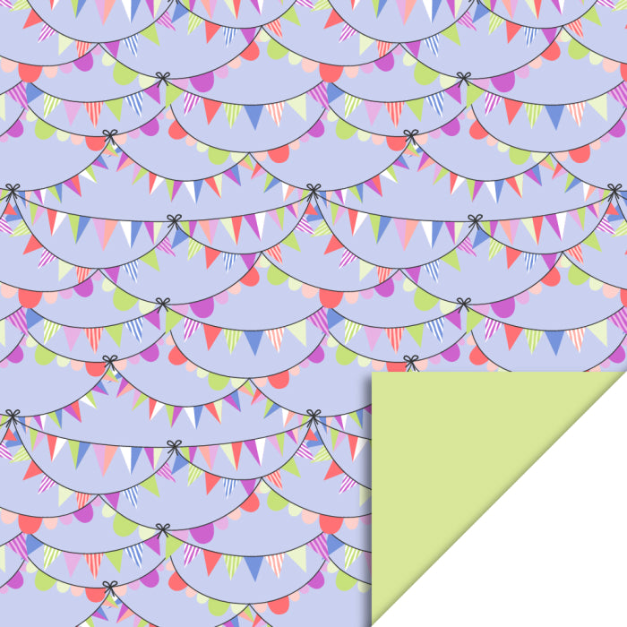 house of products inpakpapier party guirlande sky - lime | P51.331.070 | 