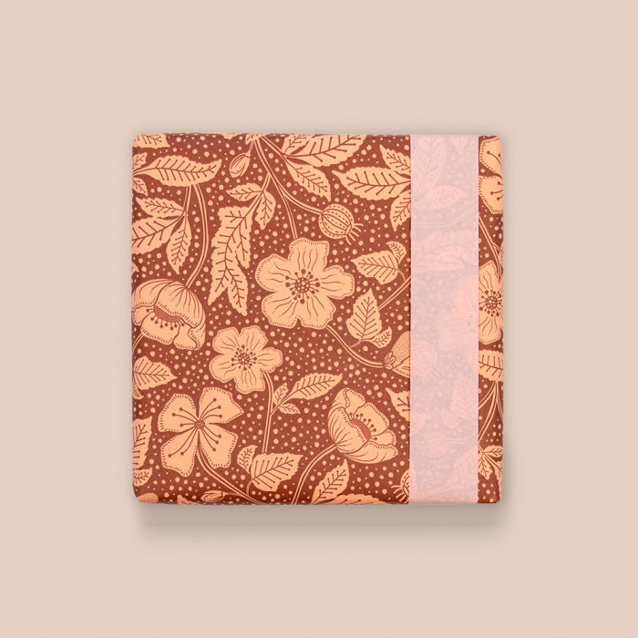 house of products inpakpapier poppy chocolate - pink | P51.347.070 | 2