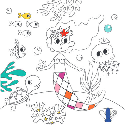 image books glitter doeboek - mijn zeemeermin  | 1312320 | 4