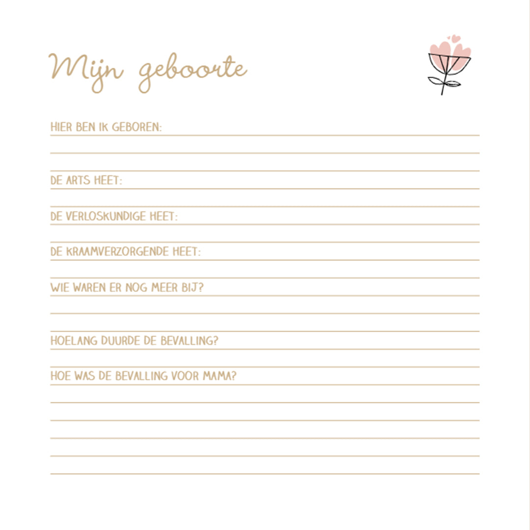 image books invulboek hello little one - baby's eerste jaar | 1318329 | 4
