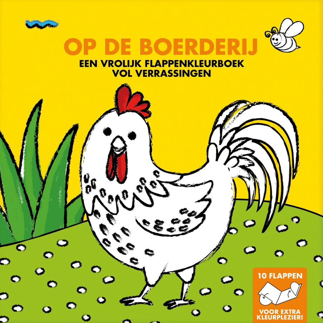 image books kleurboek met flappen - op de boerderij | 1312548 | 0
