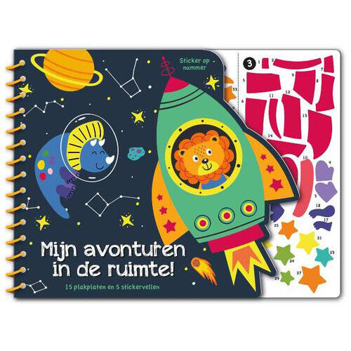 image books sticker op nummer - mijn avonturen in de ruimte | 13121159 | 0