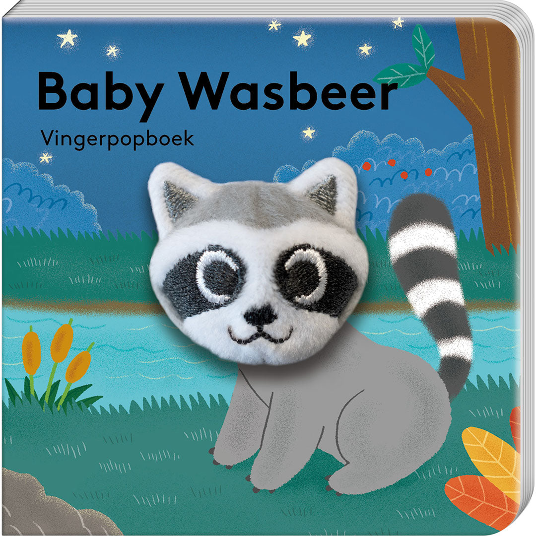 image books vingerpopboek baby wasbeer | 1
