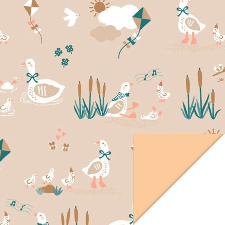 house of products inpakpapier baby goose - peach - 3 m | P51.272.070 | 2
