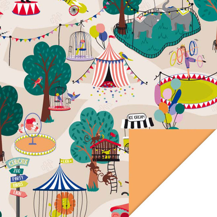 house of products inpakpapier circus - orange - 3 m | P51.253.070 | 2