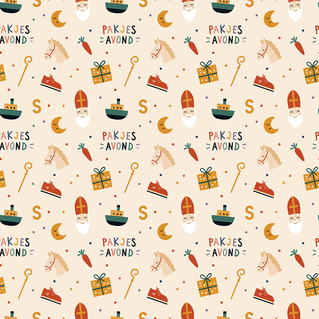 wrapping paper sint celebration - 5m