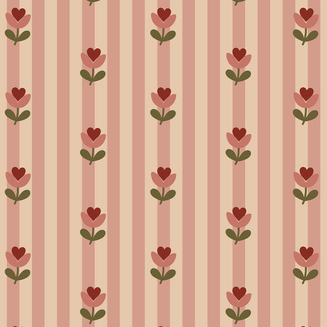 inpakpapier sweet flowers - 5m