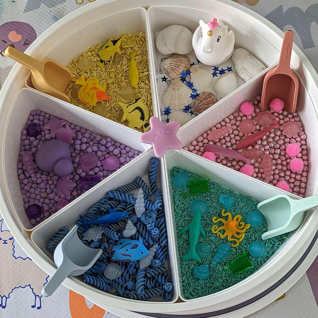 inspire my play schepjes mini - pastel - 4st | MS4RBYG | 1
