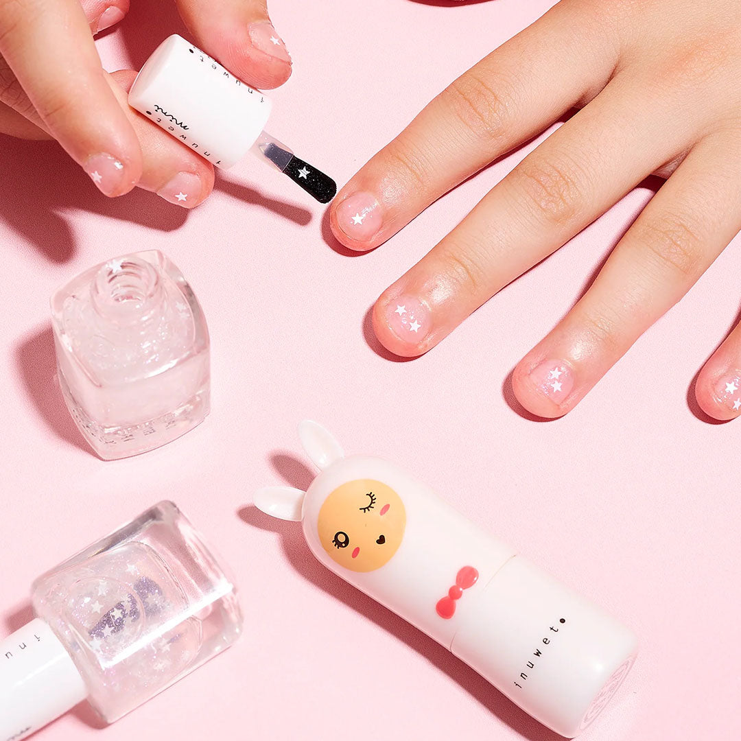 inuwet giftset nagellak en lippenbalsem duo white | VINDV03 | 1