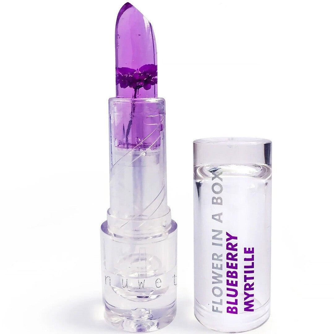inuwet lippenbalsem flower in a box - blueberry | VINLF51 | 0