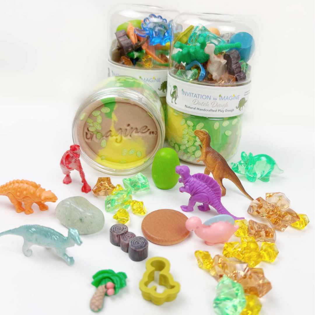 invitation to imagine speelklei playpot - dinosaur | 6096016170190 | 4