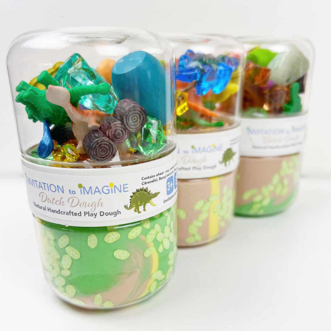 invitation to imagine speelklei playpot - dinosaur | 6096016170190 | 2