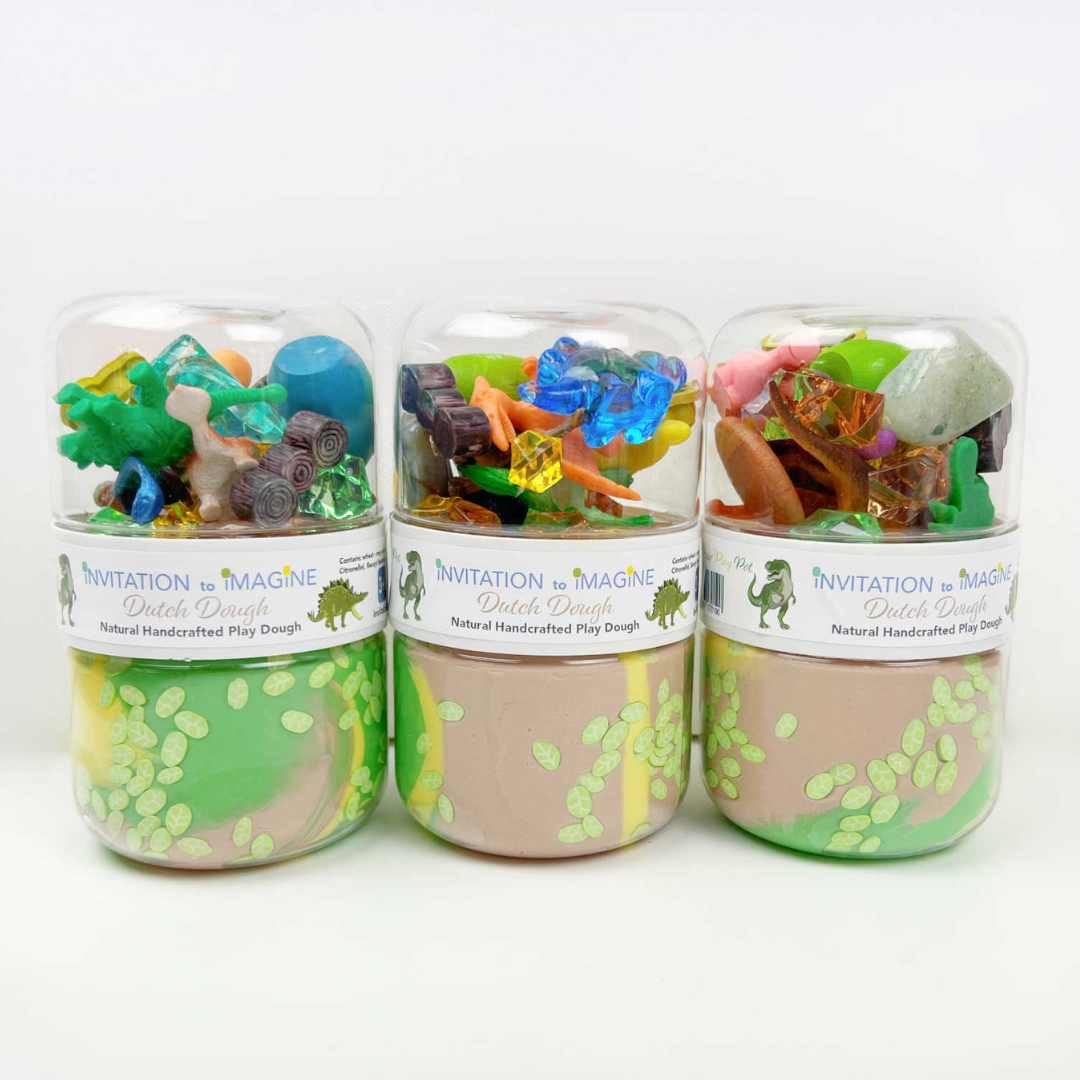 invitation to imagine speelklei playpot - dinosaur | 6096016170190 | 3