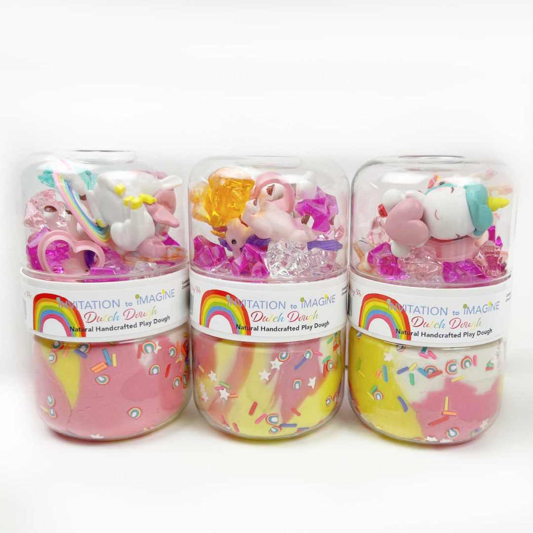 invitation to imagine speelklei playpot - rainbows | 6096027438487| 3