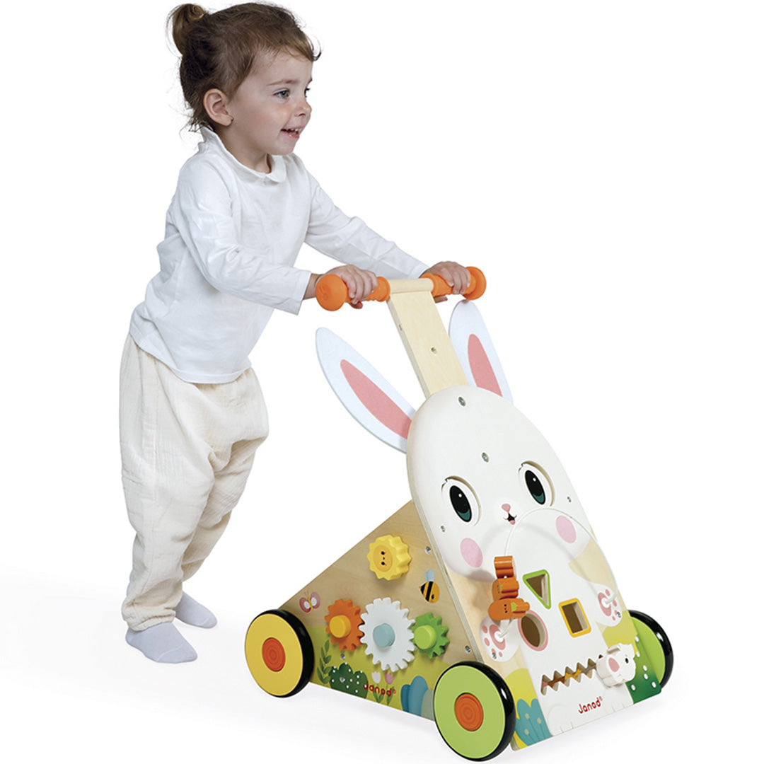 janod activiteiten loopwagen konijn | 113.326 | 11