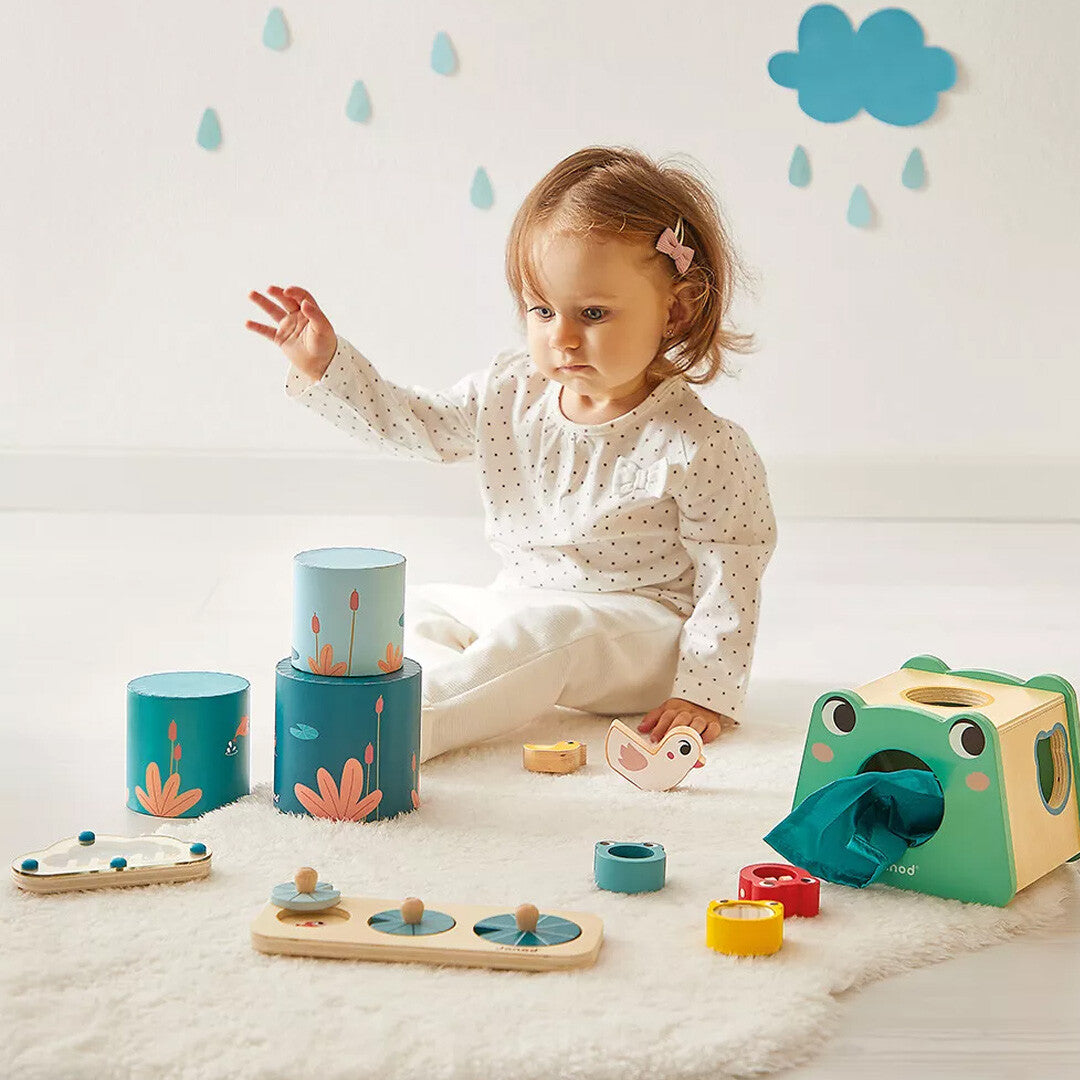 janod activiteitenbox 1 jaar - 4 in 1 | 11.4063 | 2