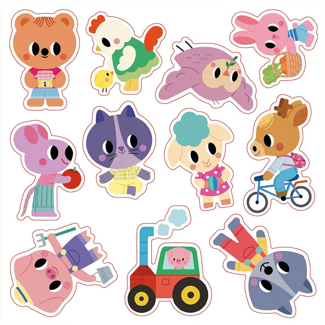 janod atelier knutselset herkbruikbare stickers | 11.9144 | 2