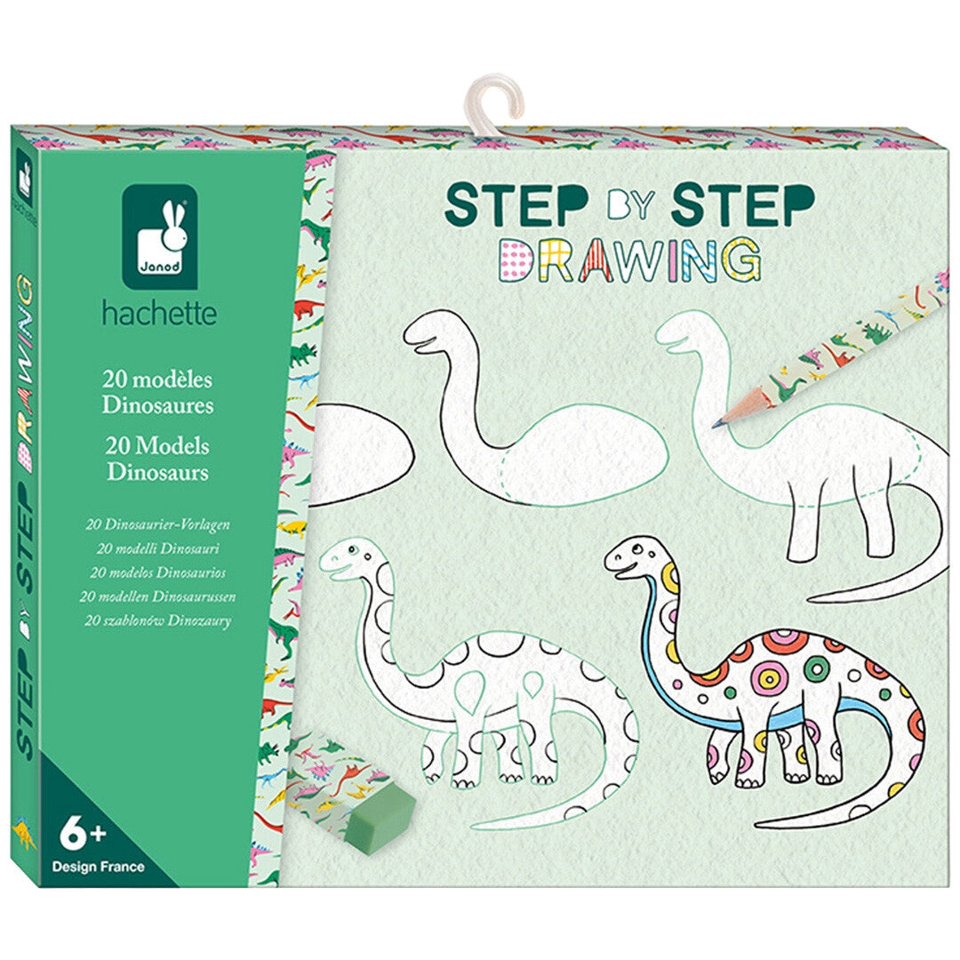 janod atelier tekenset sjablonen dinosaurus | 11.9154 | 0