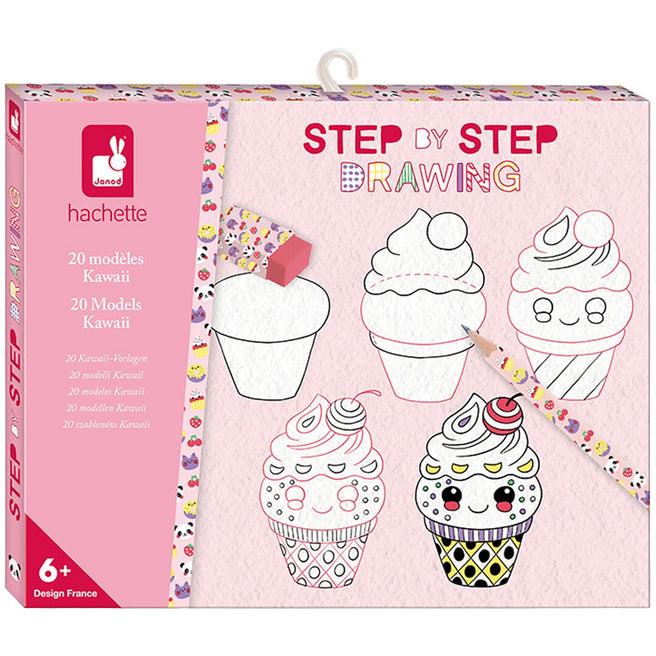 janod atelier tekenset sjablonen kawaii | 11.9156 | 0