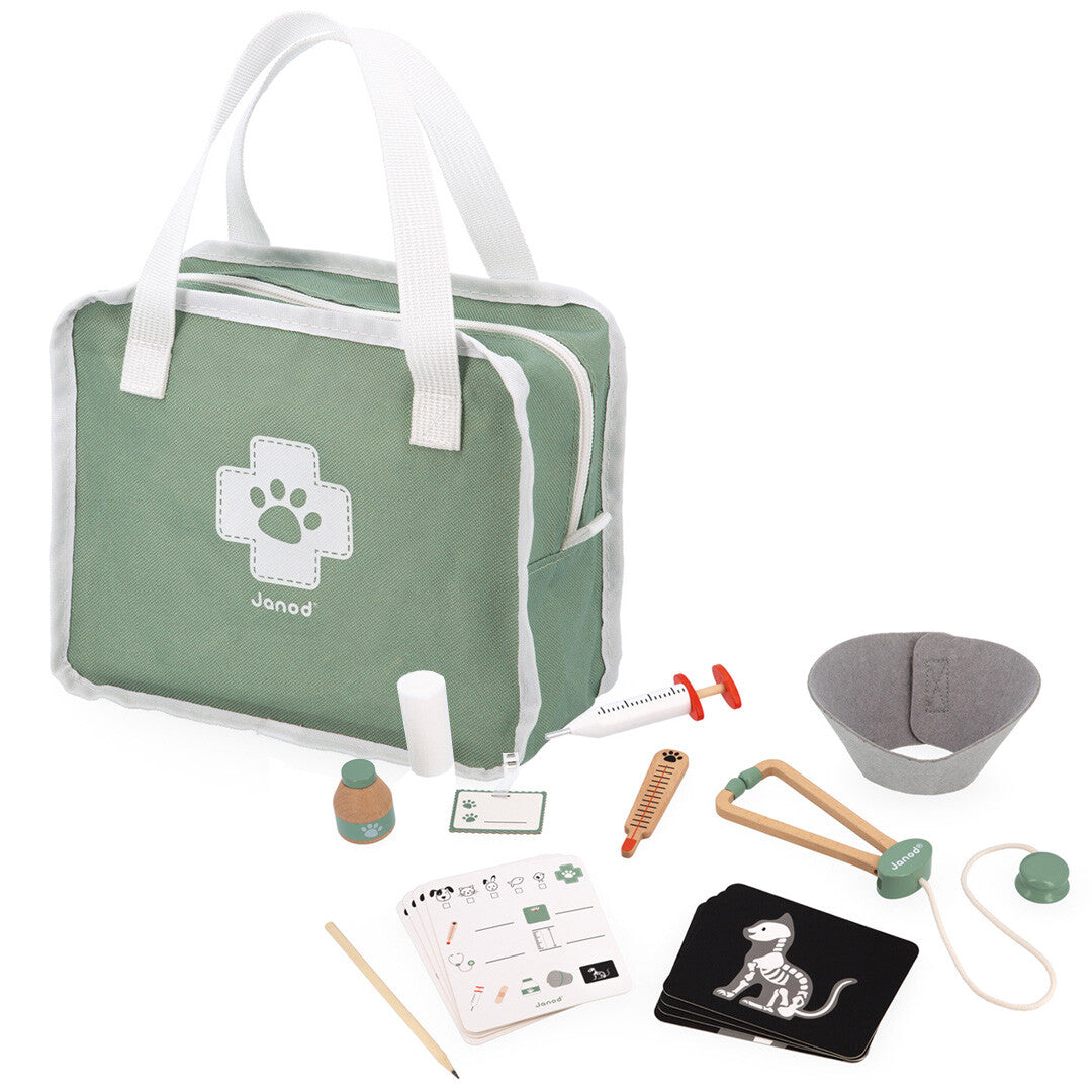 janod dierenarts set - 17-delig | 11.6466 | 0
