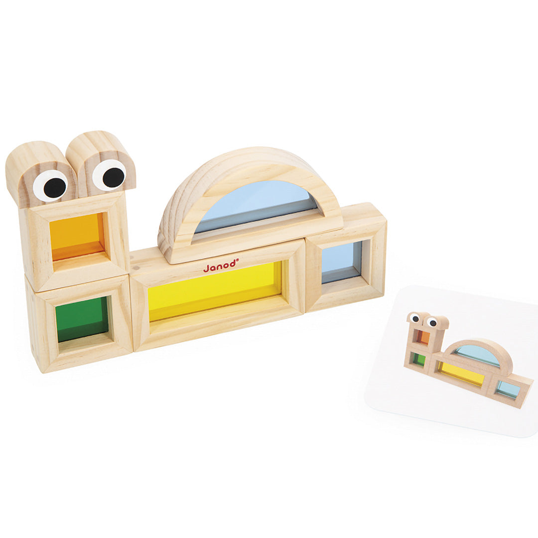 janod doorschijnende blokkenset | 115.306 | 2